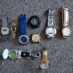 Lot Of 9 Watches