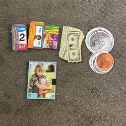 Educational Flash cards And Money