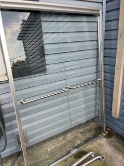 Shower door glasses