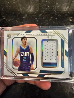 2020 national treasures lamelo ball patch /25