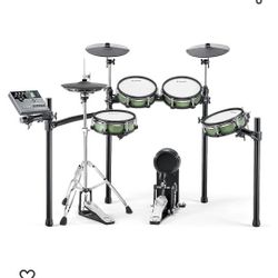 Donner DED-500 PRO Electronic Drum Set with Industry Standard Mesh Heads, Moving HiHat, and Included BD Pedal for Optimal Performance and Feel Plus US