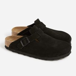 BirkenStocks Footbed Black Suede.