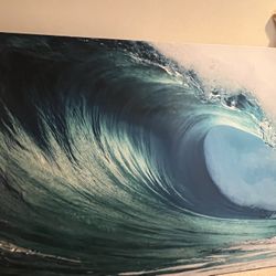 Wave Canvas (5ft X 3ft 4in) from ZGallerie $100
