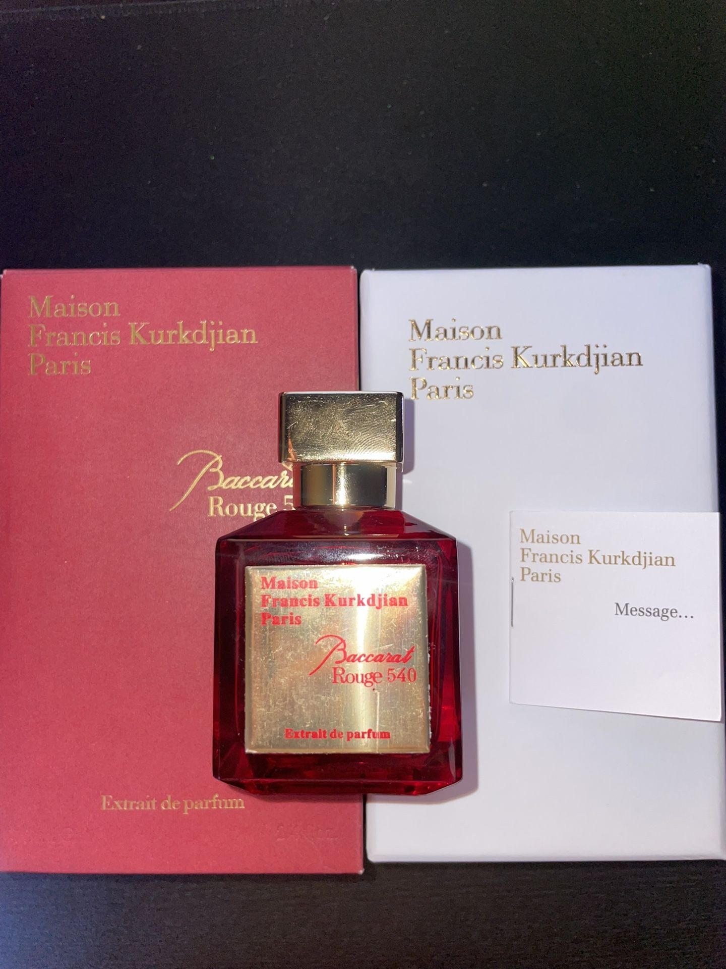 Baccarat Rouge 540 Cologne 