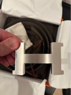 Brand New Large  H Buckle and Belt