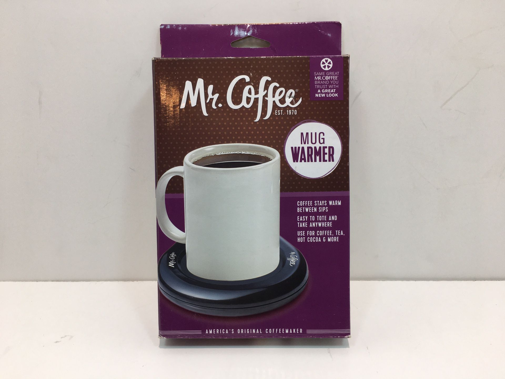 New SUNBEAM PRODUCTS INC Mug Warmer MWBLKPDQ-NP Mr Coffee, Mug
