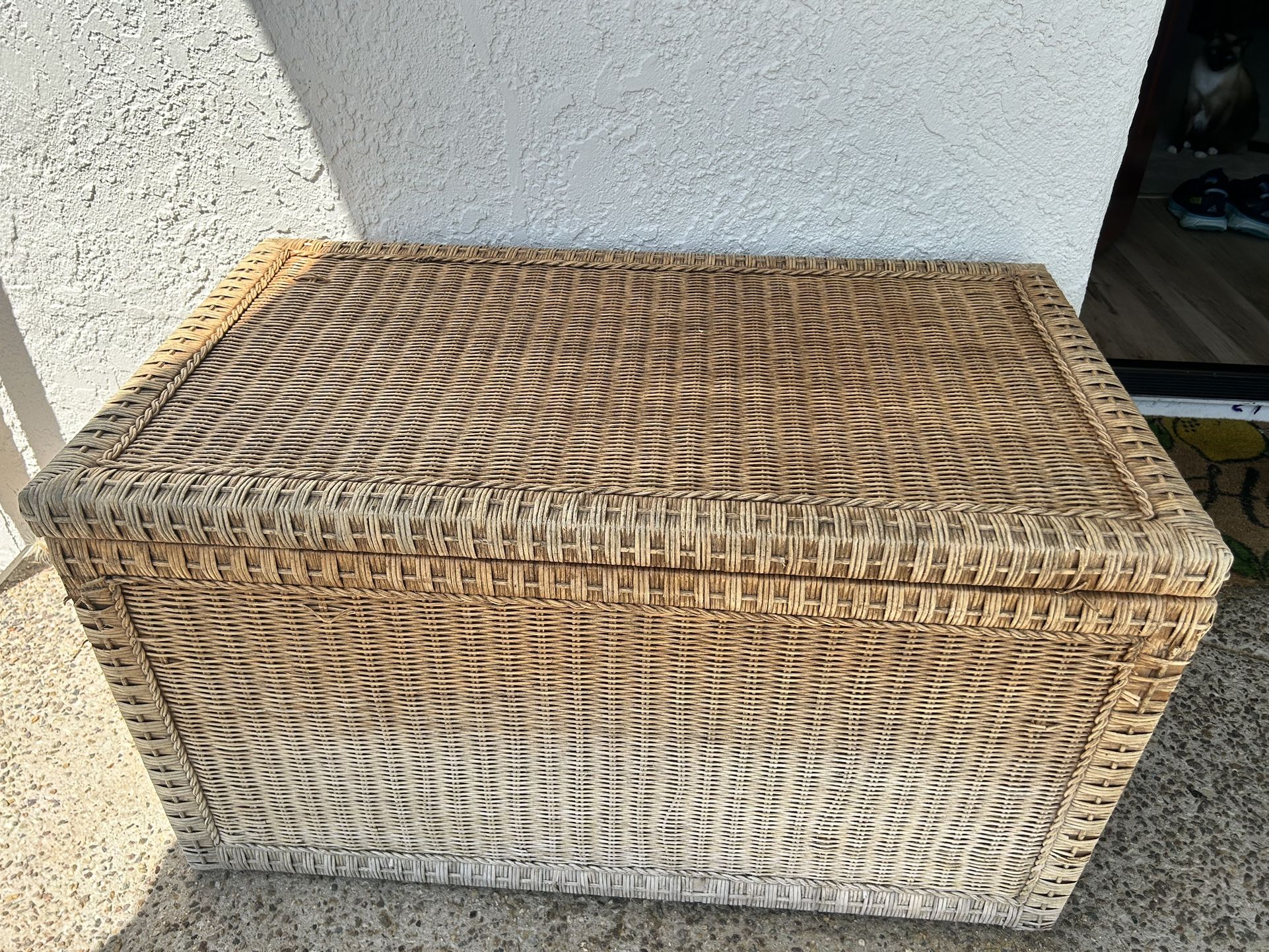 Wicker storage Chest for Sale in San Diego, CA OfferUp