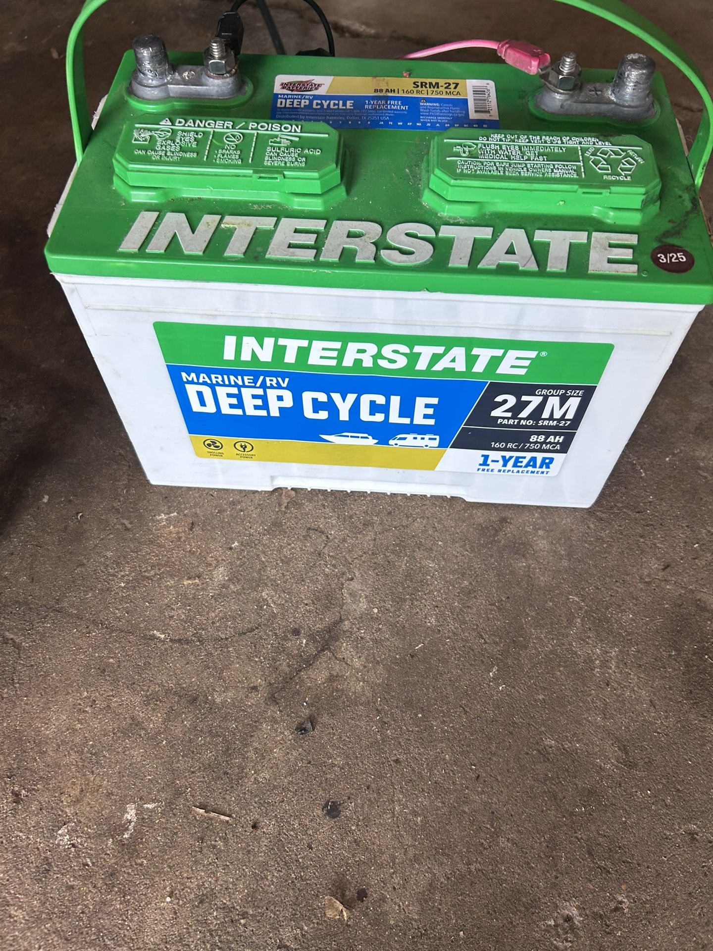 Deep Cycle Battery 12 Volt Boat, RV