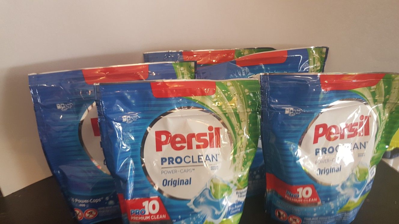 5 bags Persil pods