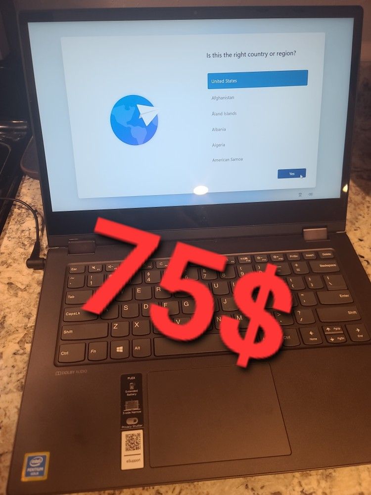 Lenovo Touchscreen Laptop Flex