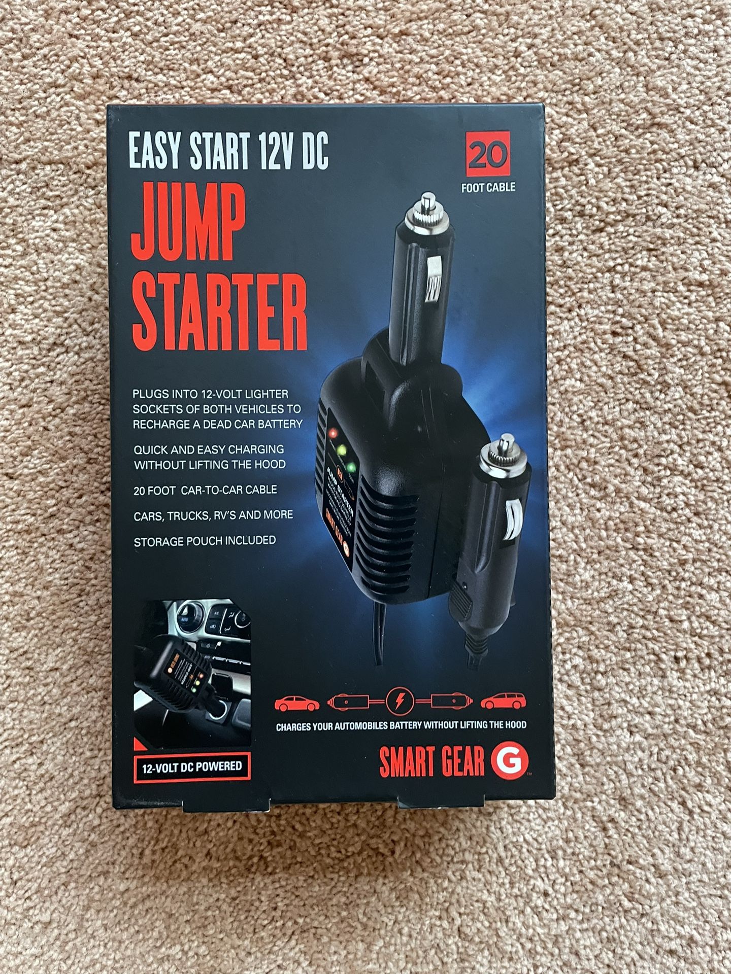 Smart Gear Easy Start 12V DC Jump Starter