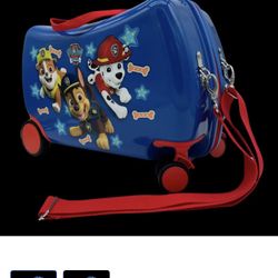 Nickelodeon Paw Patrol Boys Ride Luggage blue