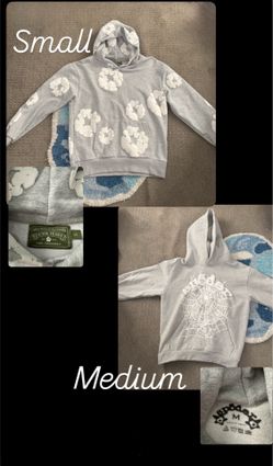 Sp5der hoodie and Denim Tear hoodie