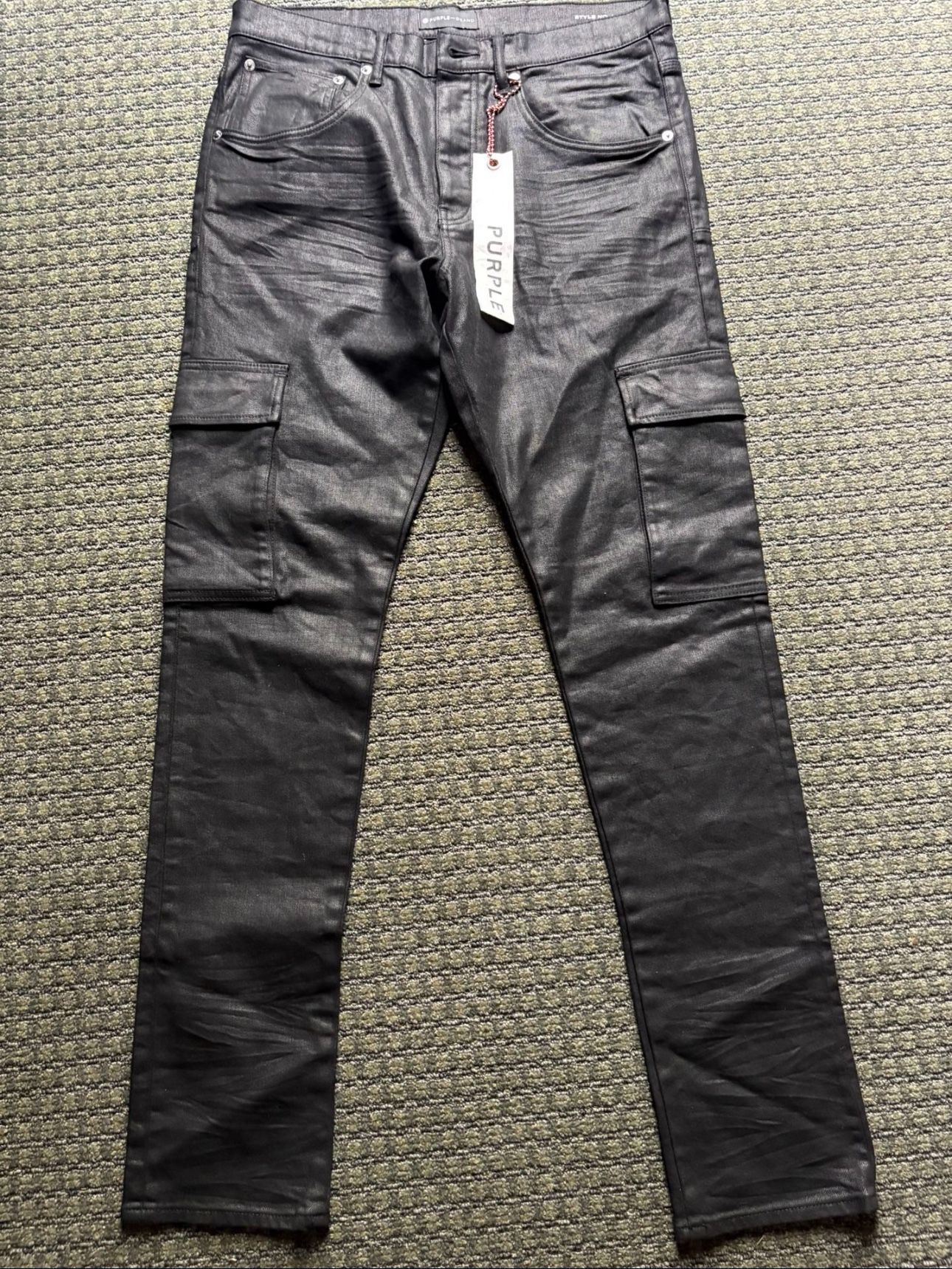purple jeans