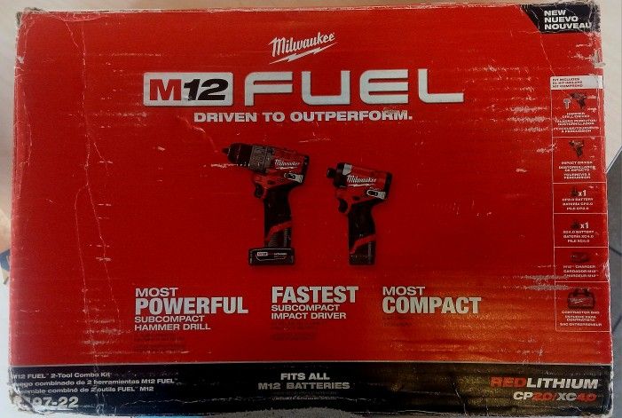 Milwaukee M12 Hammer Drill & Impact Driver