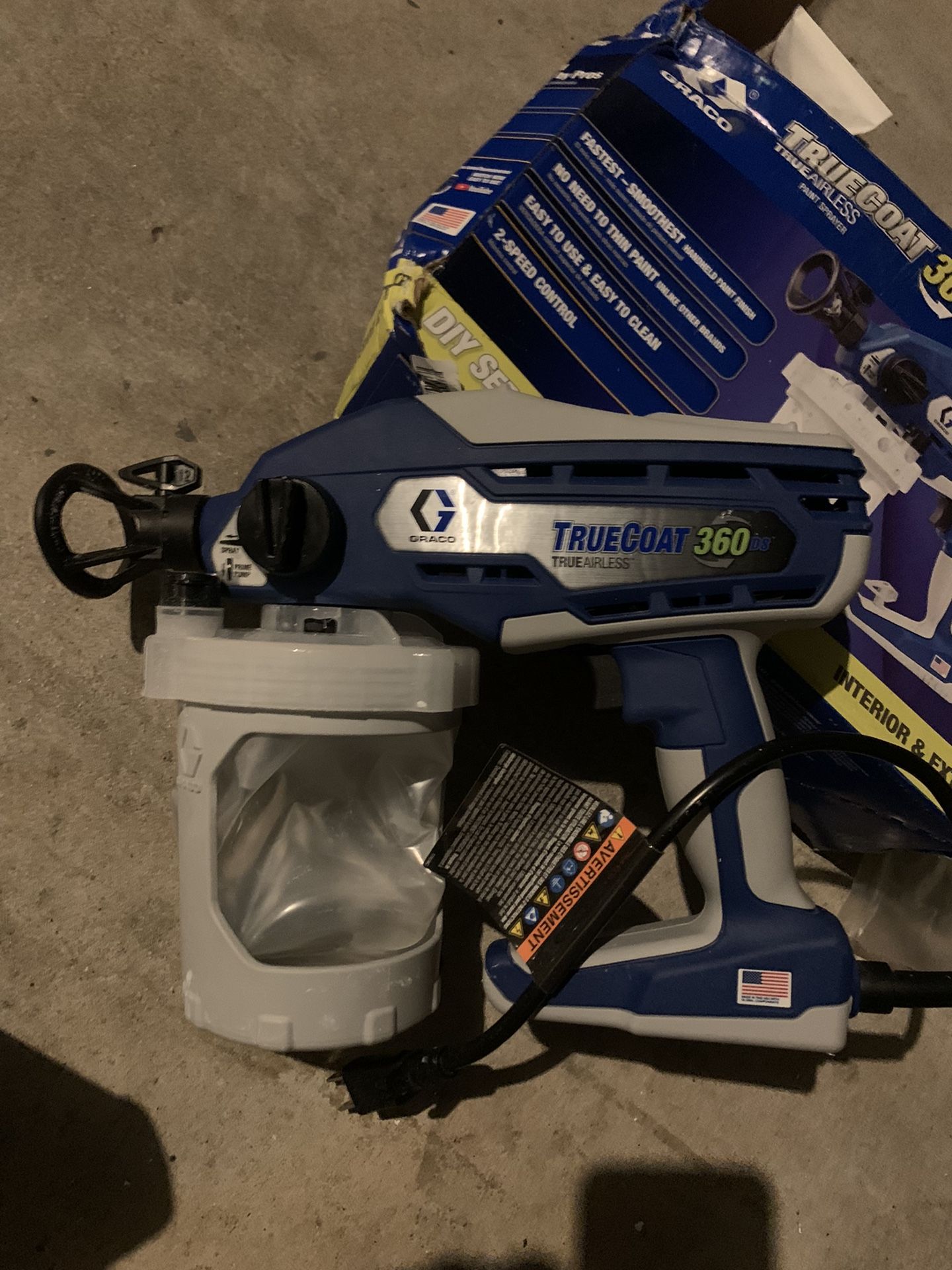 Graco TrueCoat 360DS Electric Handheld Airless Paint Sprayer