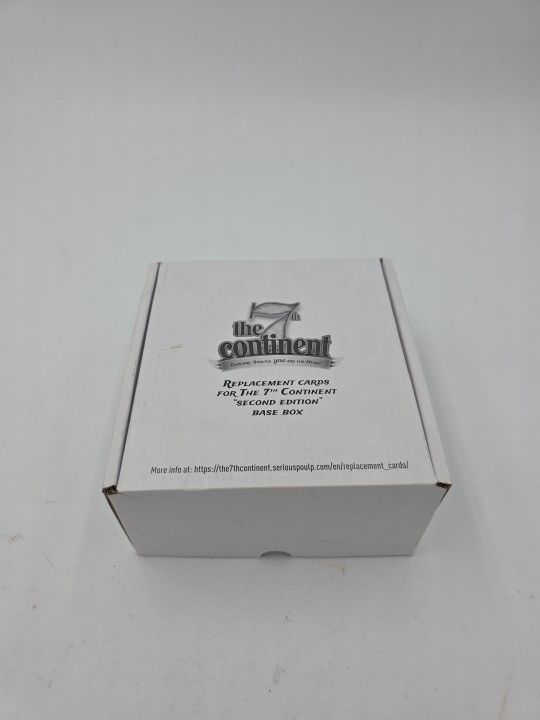 The 7th Continent Replacement Cards 2nd Edition Base Box
