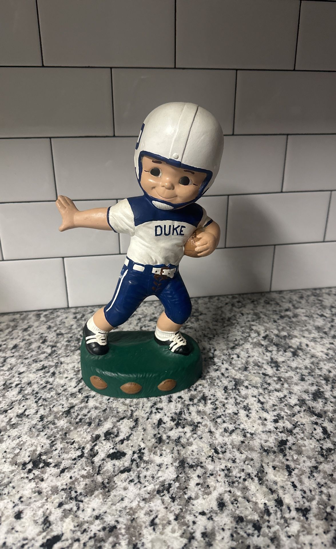 Vintage porcelain Duke Football