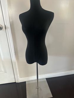 Black Female Dress Form Mannequin with Stand