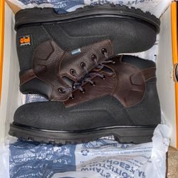 Timberland Men’s 6” PowerWelt Steel Toe Boot SIZE 8.5