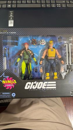 GI Joe Classified Ninja Force Scarlett and T’Jbang
