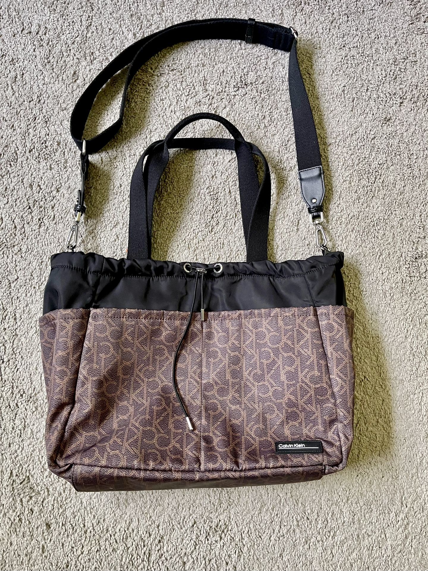 Calvin Klein Large Monogram Tote Bag