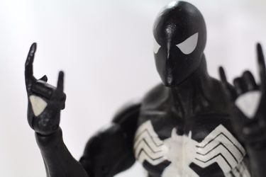 Toy Biz Marvel 12" INCH BLACK COSTUME Amazing SPIDER-MAN Figure Rare