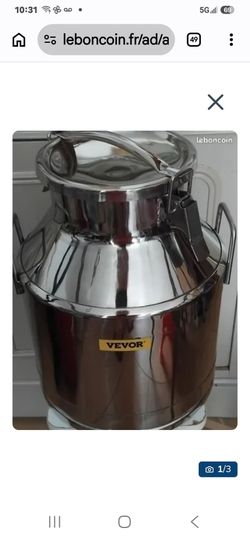 VEVOR Stainless Steel Milk Can