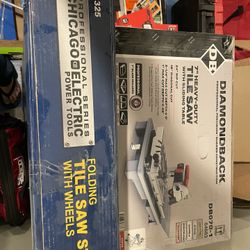 Diamond Back Wet Saw W Stand