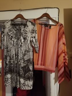 Colorful women's shirt, size large