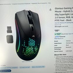 Glorious O 2 Hybrid Gaming Mouse 