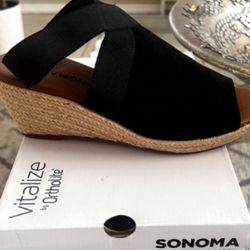 NEW BLACK  Vitalize ORTHOLITE Wedges  $15 Ea Or OBO