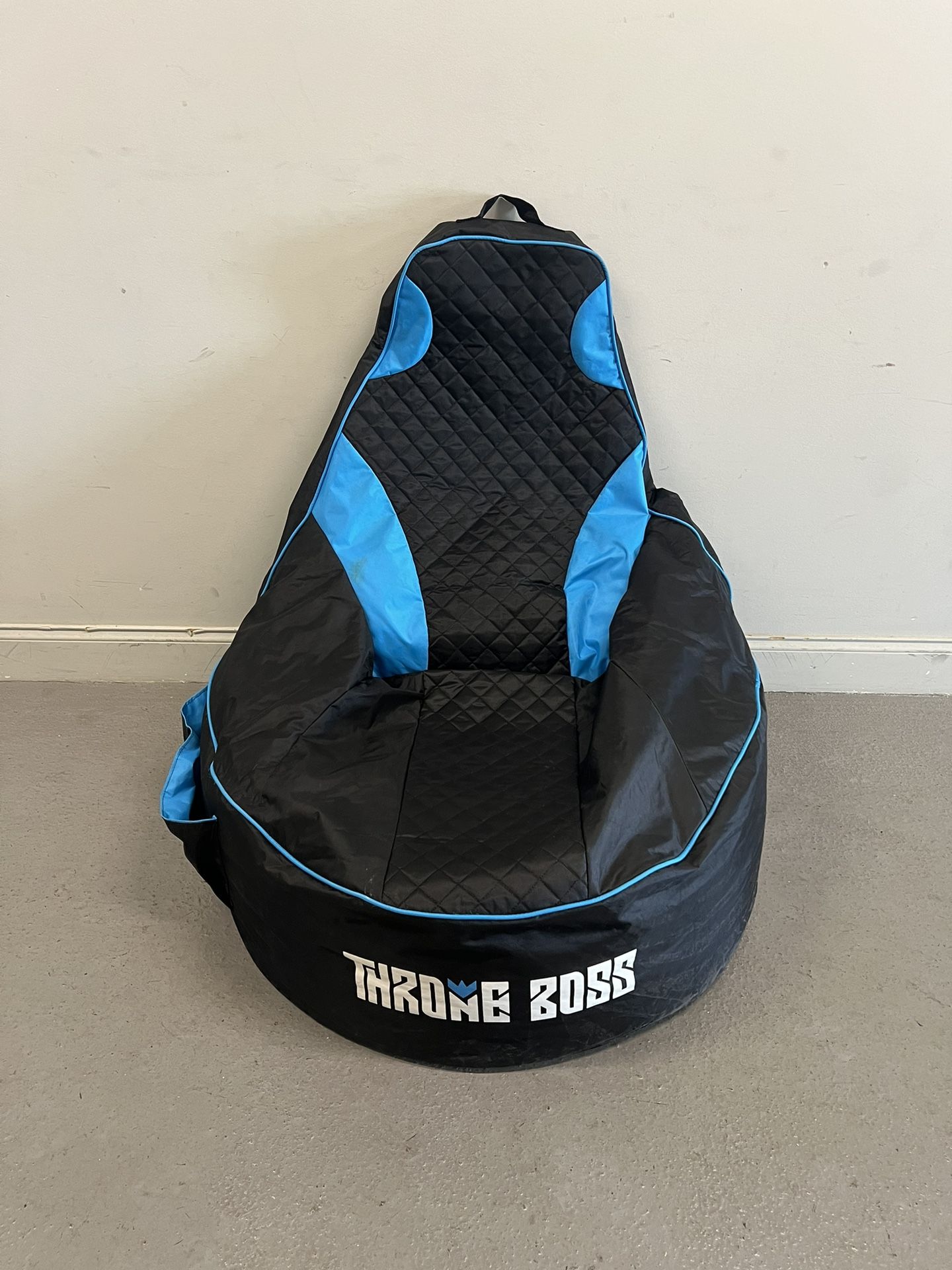 THRONE BOSS Gaming Bean Bag Chair for Adults, High Back (Good condition) PICK UP IN CORNELIUS