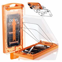 MRGLAS 2+2 Packs for iPhone 17 Pro Max Screen Protector,with Camera Lens Protector