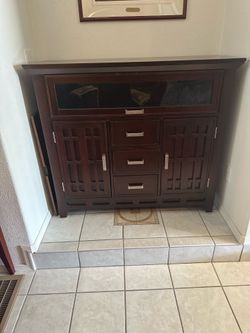 Dark Wood Cabinet