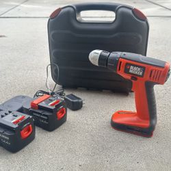 Black & Decker 14.4V Cordless Drill CDC1440 - Battery, Charger and Case