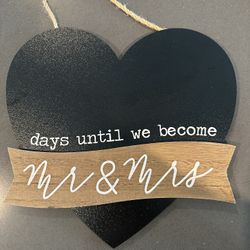 Wedding Count Down Sign