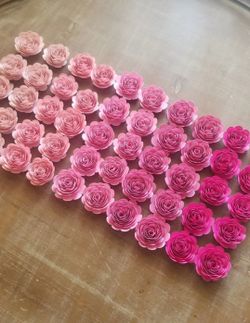 Mini paper flowers