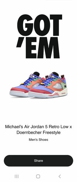Michael Air Jordan 5 Retro Low x Doernbecher Freestyle