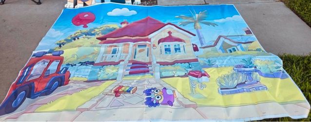 Bluey Backdrop Banner