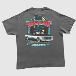 Vintage Chevy C10 truck Goodguys gray shirt “Legends Never Die” Size XL 24x30