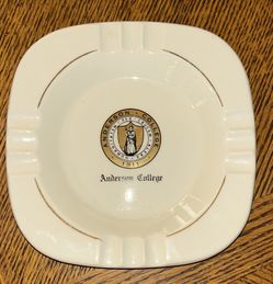Vintage Anderson College Ashtray