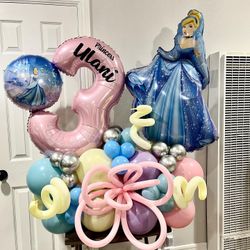 Disney Princess Balloon Arrangement