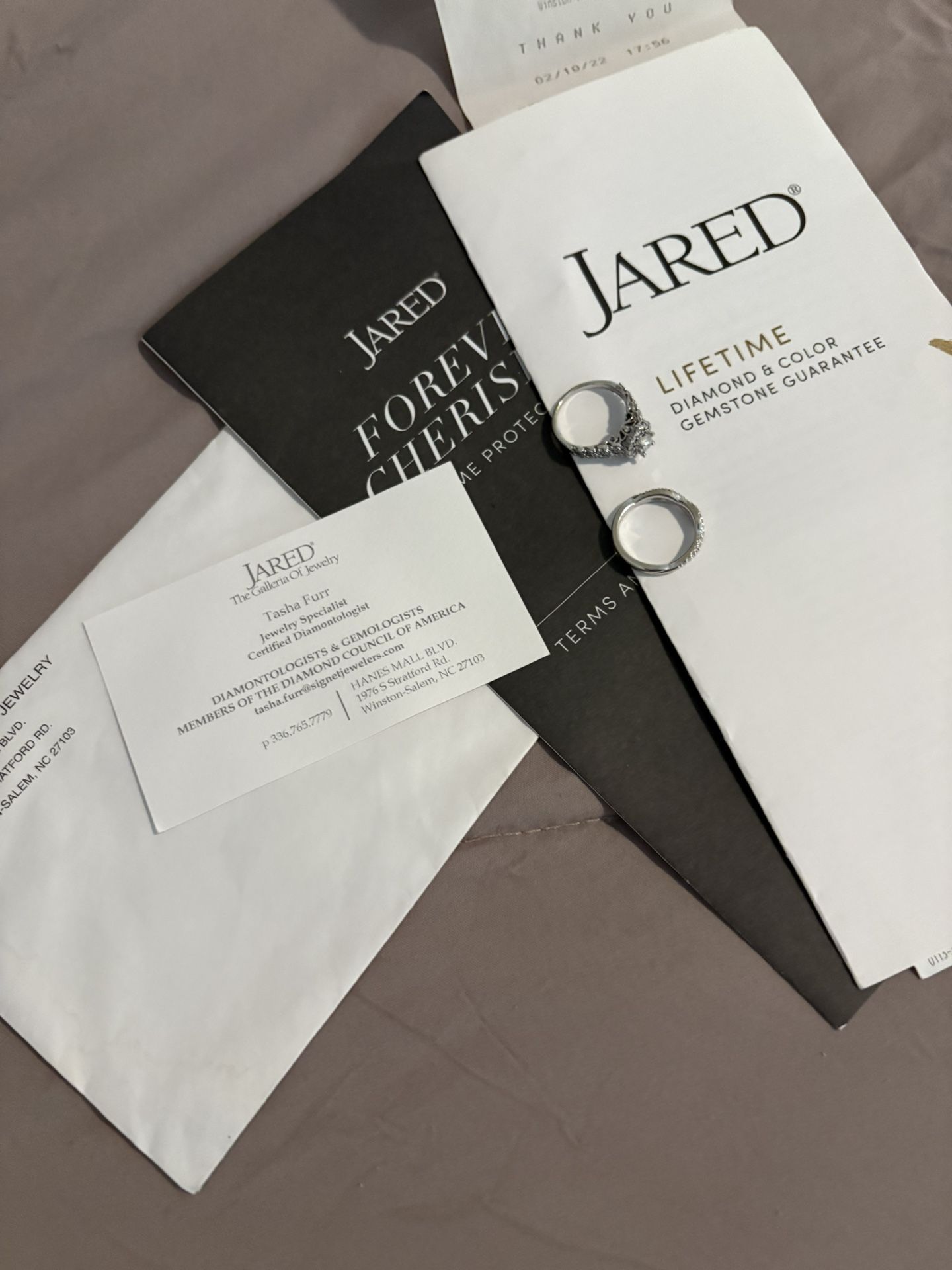 Diamond Engagement Ring And Band