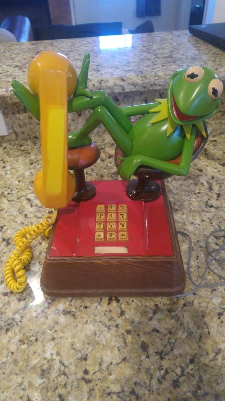Kermit the frog phone 1983 original