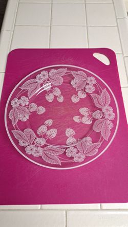 Fancy Glass Dinner Plates