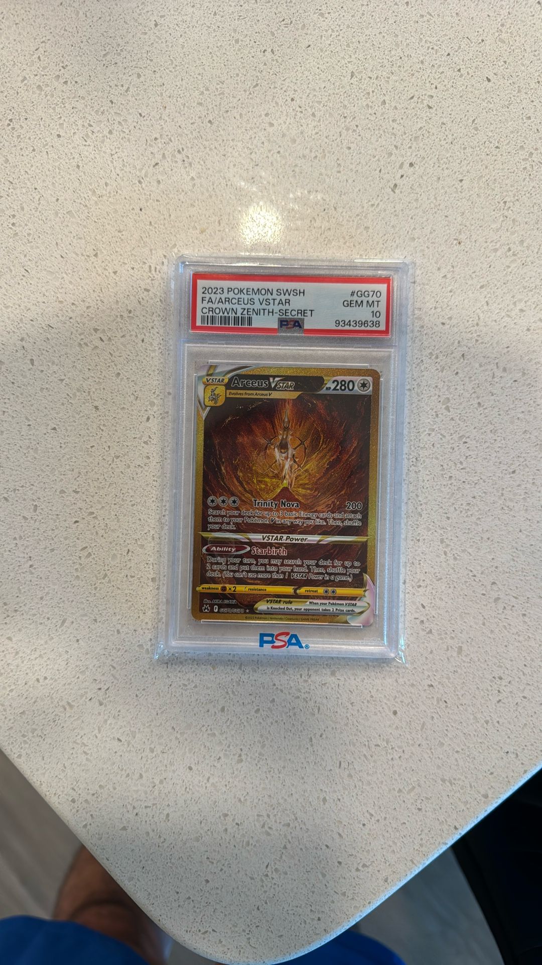 Arceus Psa 10 Crown Zenith Gold