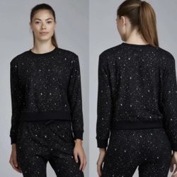 Celestial Light Sweatshirt French Terry  Lounge Active Wear Size Small New With Tags Brand Noli