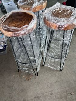 Set of 3 bar stools