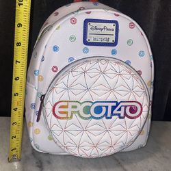 New Disney Parks Epcot Loungefly Mini Backpack Purse